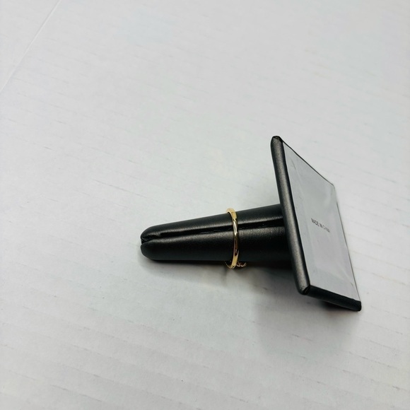 ADORNIA 14K Gold Plated Swarovski Crystal  Accented Winding Snake Ring Size 7 - Picture 5 of 9